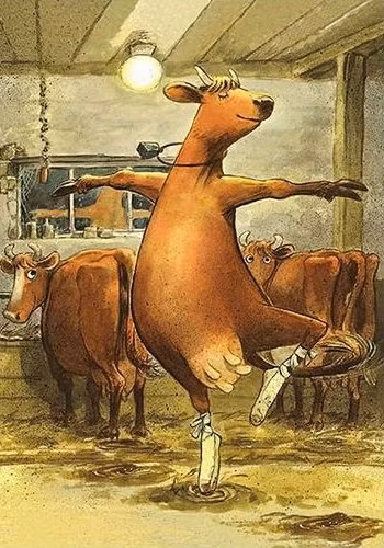 Enkelt Kort - Mamma Mu dansar (Fraktfritt)