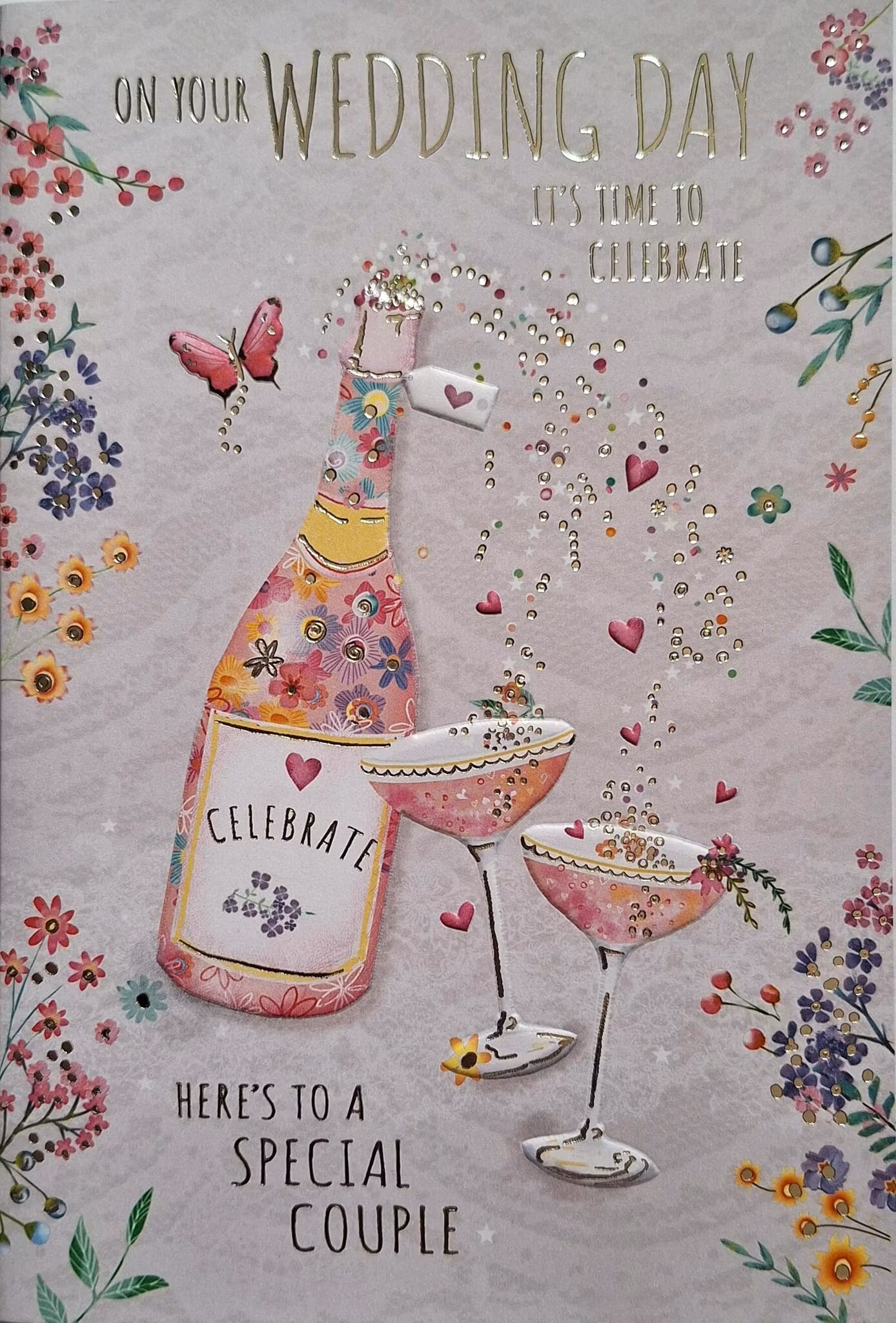 Dubbelt kort med kuvert - Speciellt par (Fraktfritt)