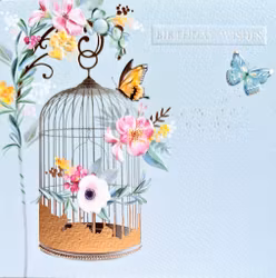 Kort med kuvert - Födelsedagsburen (Fraktfritt)