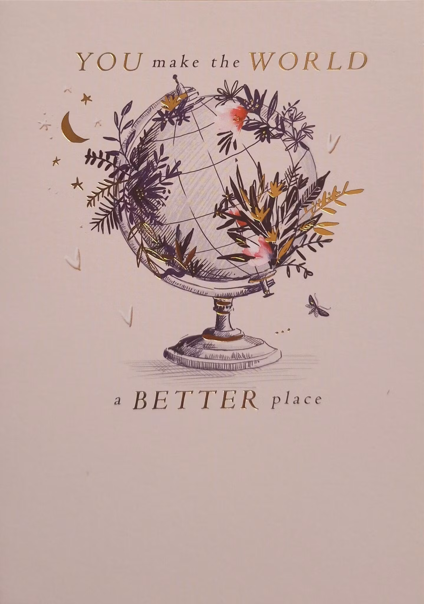 Dubbelt kort med kuvert - En bättre värld (Fraktfritt)