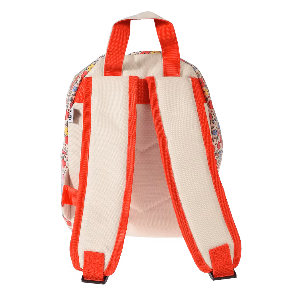 Mindre ryggsäck med blommor