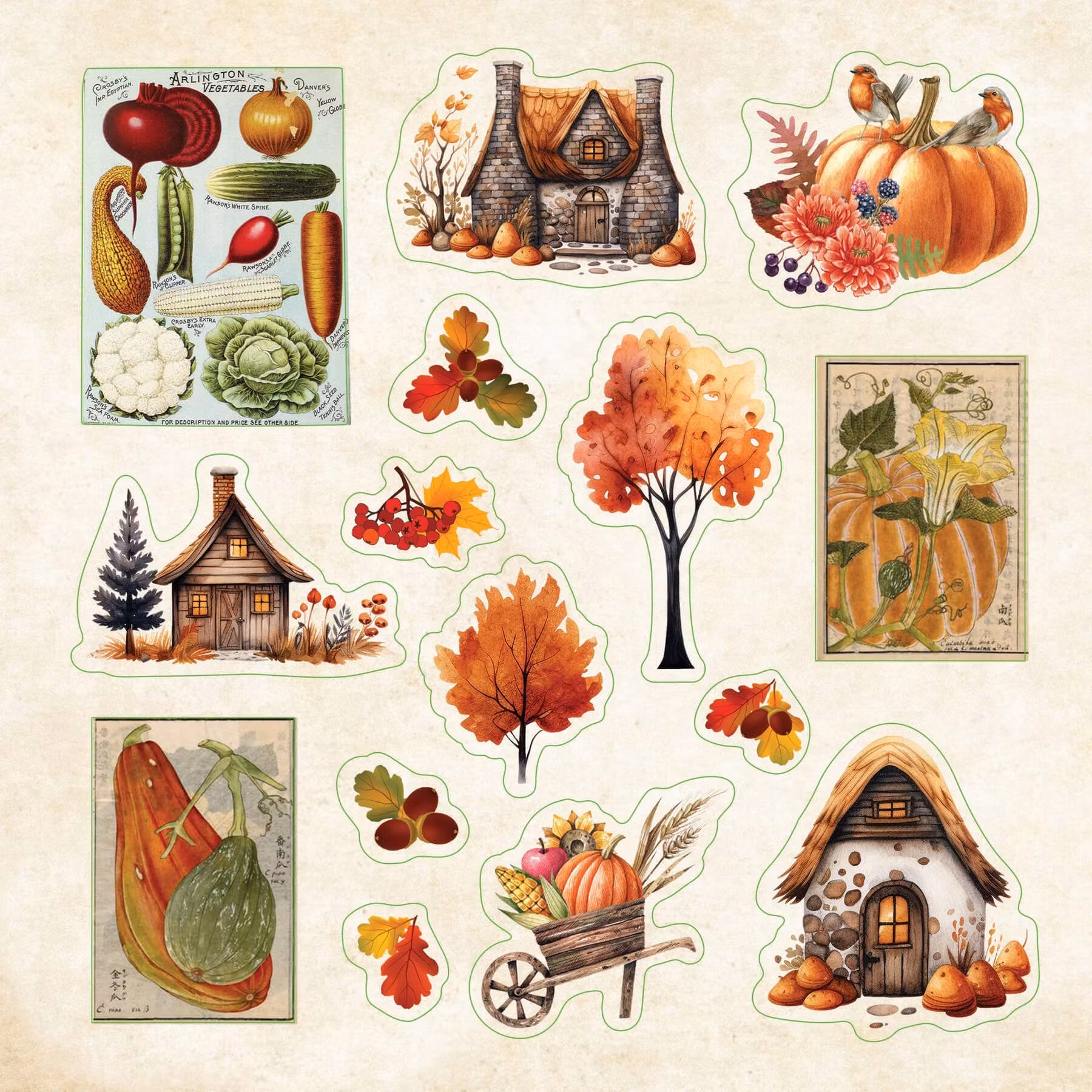 Kopia 650 klistermärken - Bok med 50 sidor - Stugan