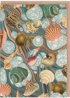 Dubbelt kort med kuvert - Snäckorna (Fraktfritt)