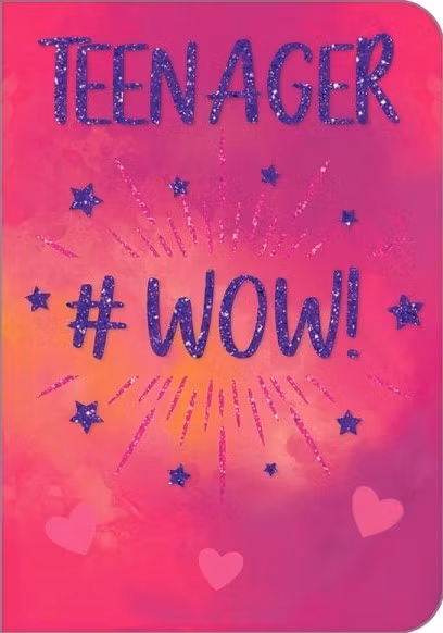 Dubbelt kort med kuvert - Grattis till Tonåringen (Fraktfritt)