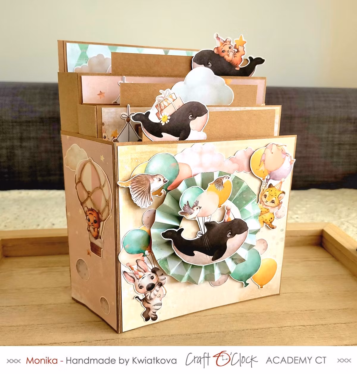 Vackra pysselpapper - Pappersdekorationer - My sweet treasure (6 ark)