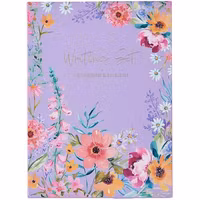 Skrivset med Brevpapper och Kuvert - Blomstrande Aurora