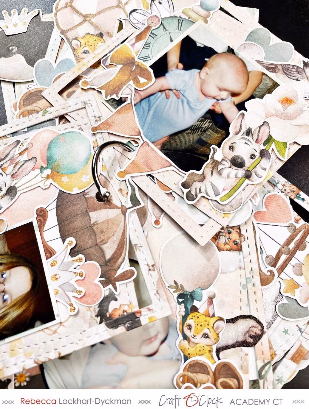 Vackra pappersdekorationer - My sweet treasure (18 ark)