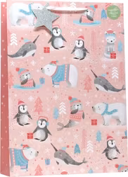 Vinterpresentpåse (XL) - Vinterdjur