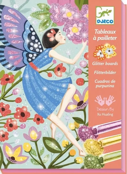 Måla med glitter