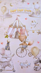 Kort med kuvert - Cirkuskalas (Fraktfritt)