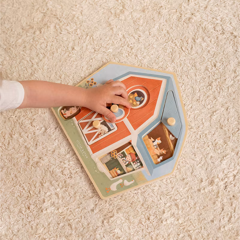 Pussel - Vad gömmer sig på bondgården?