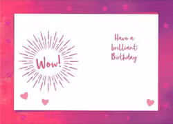 Dubbelt kort med kuvert - Grattis till Tonåringen (Fraktfritt)