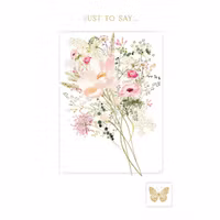 Dubbelt kort med kuvert - Just to say (Fraktfritt)