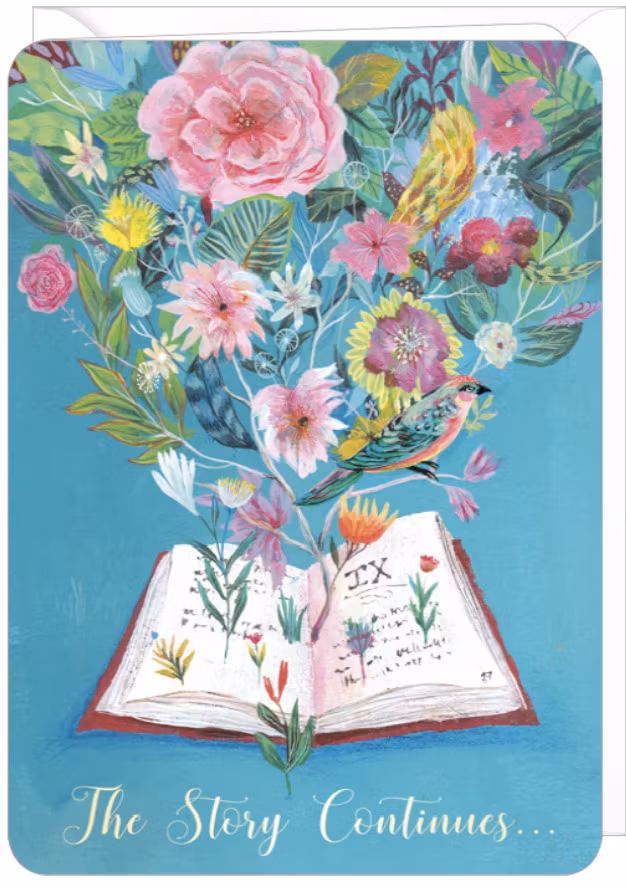 Kort med kuvert - Berättelsen fortsätter (Fraktfritt)