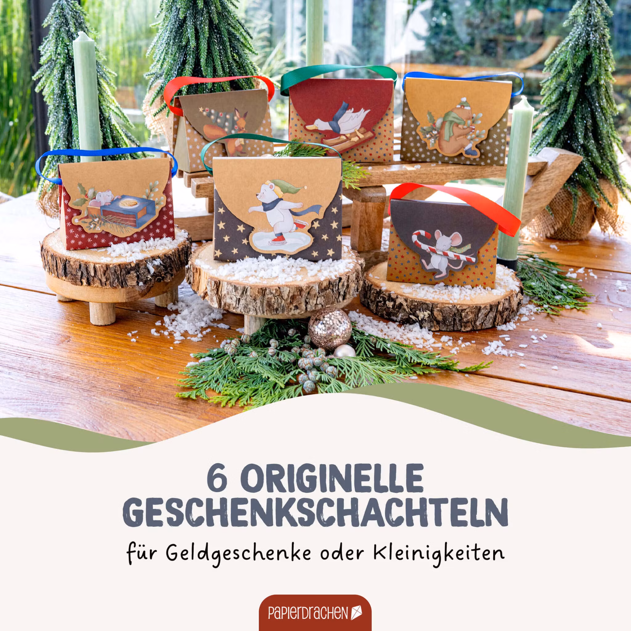 Presentinslagningsväskor - Vinterdjur