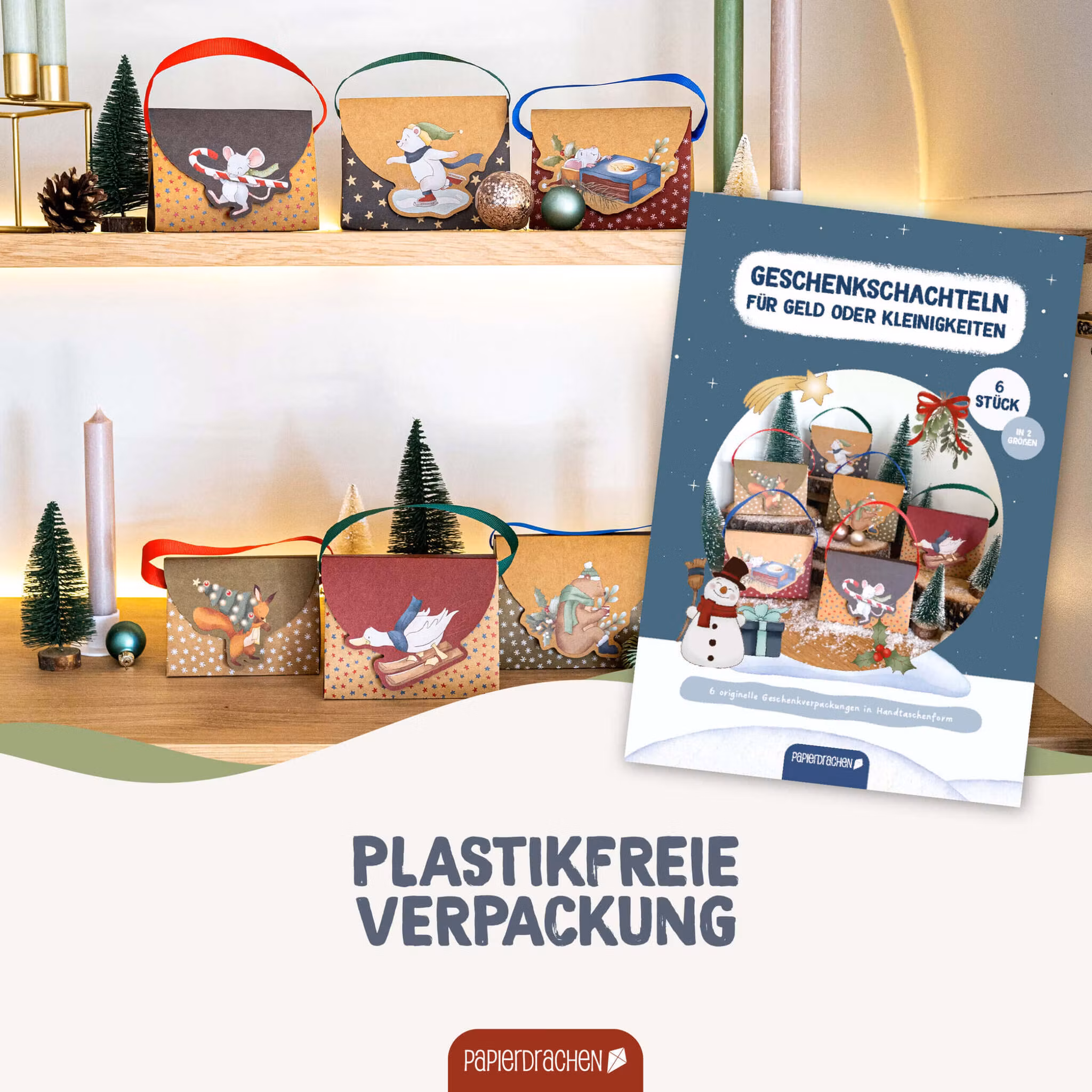 Presentinslagningsväskor - Vinterdjur