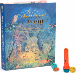 Adventskalender med sagoficklampor - Den stora familjen (Fraktfritt)