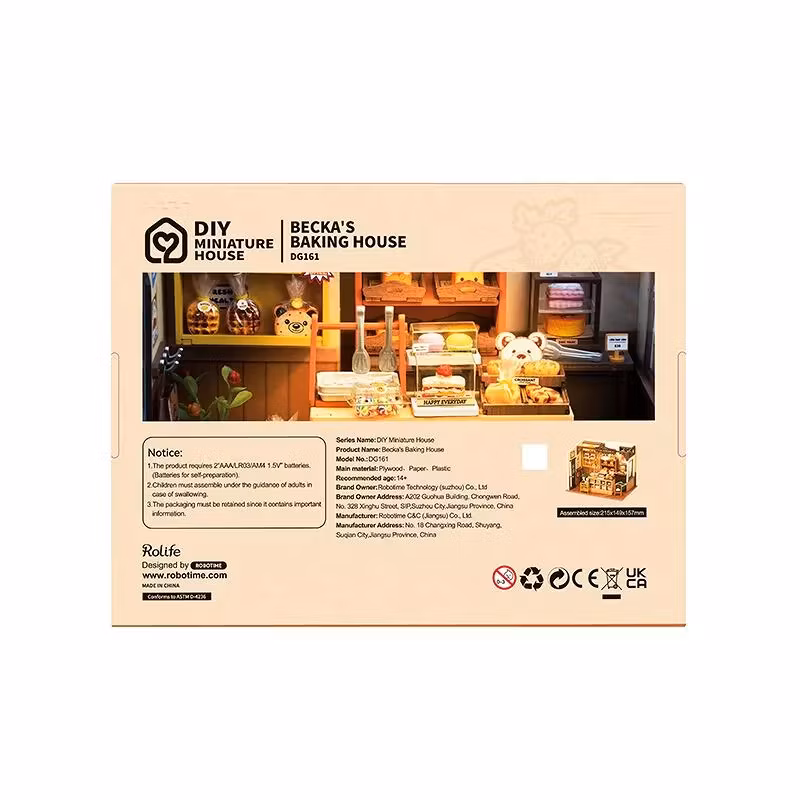 Miniatyrpyssel- Bageri (Fraktfritt)