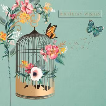 Kort med kuvert - Födelsedagsburen (Fraktfritt)