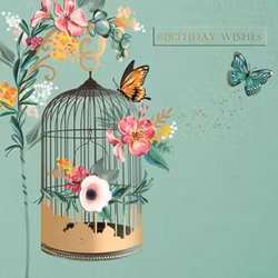 Kort med kuvert - Födelsedagsburen (Fraktfritt)