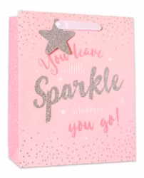 Presentpåse - Stjärnstoft