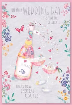 Dubbelt kort med kuvert - Speciellt par (Fraktfritt)