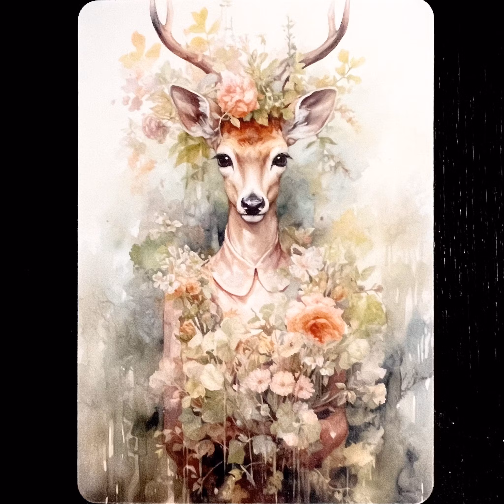 Flera enkla kort (8 stycken) - Rådjur och Hjort (Fraktfritt)