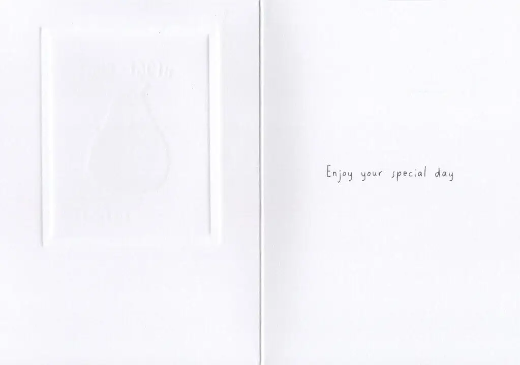 Dubbelt kort med kuvert - Magisk födelsedag (Fraktfritt)