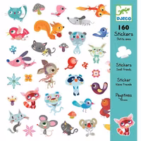 Klistermärken - Små vänner från Djeco