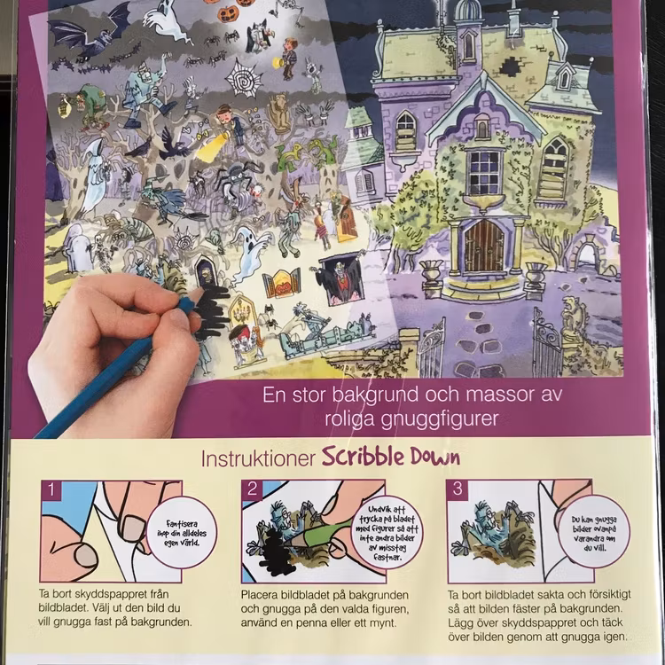 Gnuggisar Spökhuset från Scribble