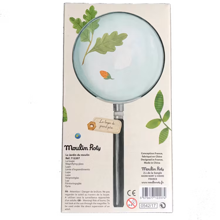 Förstoringsglas -'Le Jardin'- Titta nära på naturen eller lek detektiv från Moulin Roty