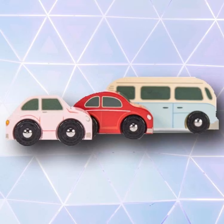 Bilar Retro (3st) från Le Toy Van