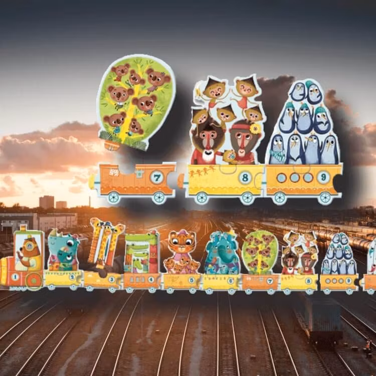 Pussel där du lär dig räkna (I count) från Djeco