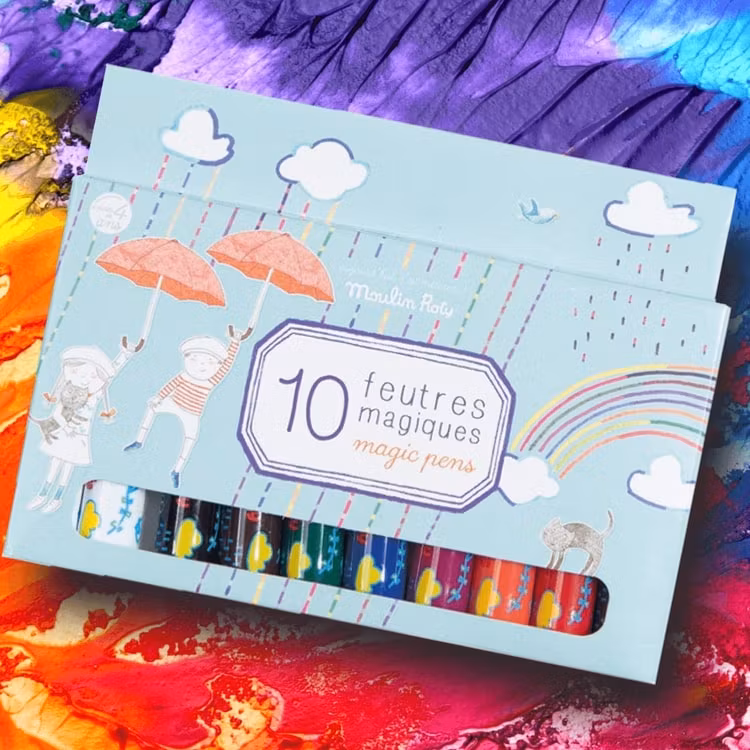Magiska pennor som ändrar färg från Moulin Roty