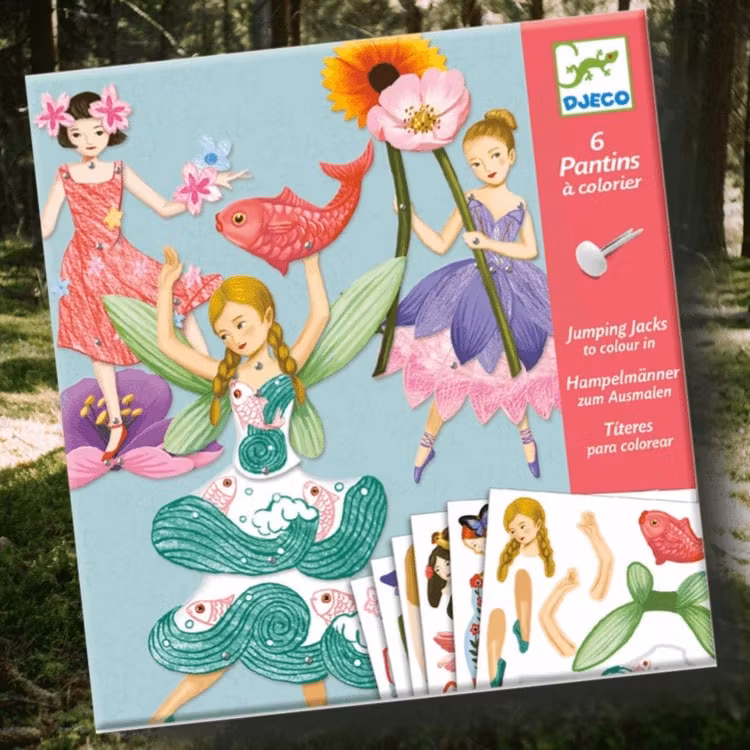 Sprattelgubbar - Älvor (Jumping Jack, Fairies) från Djeco