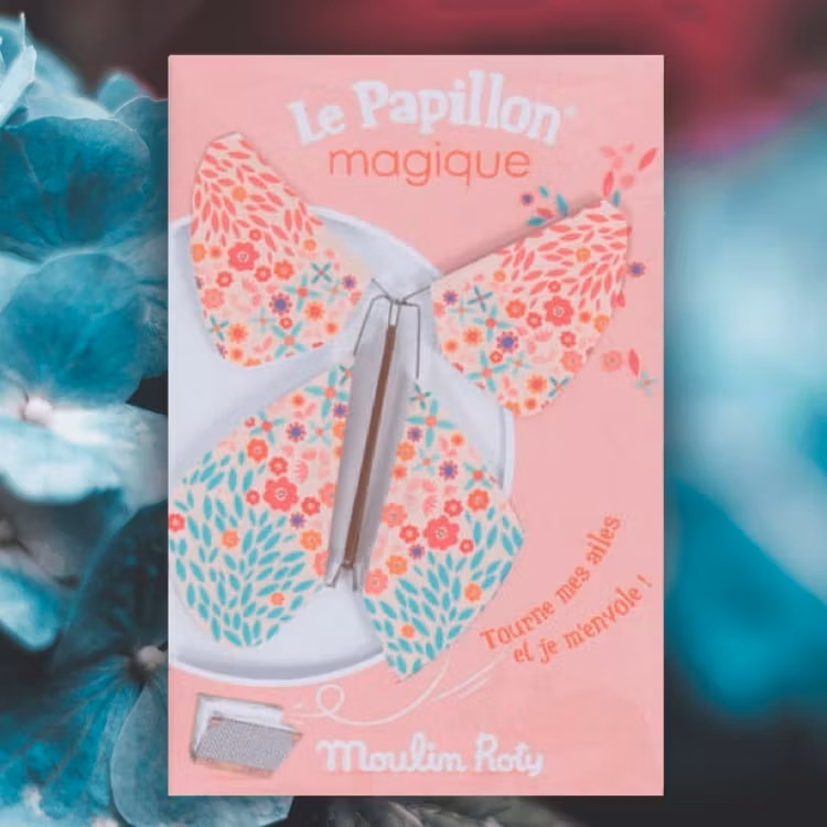 Fladdrande pappersfjäril från Moulin Roty