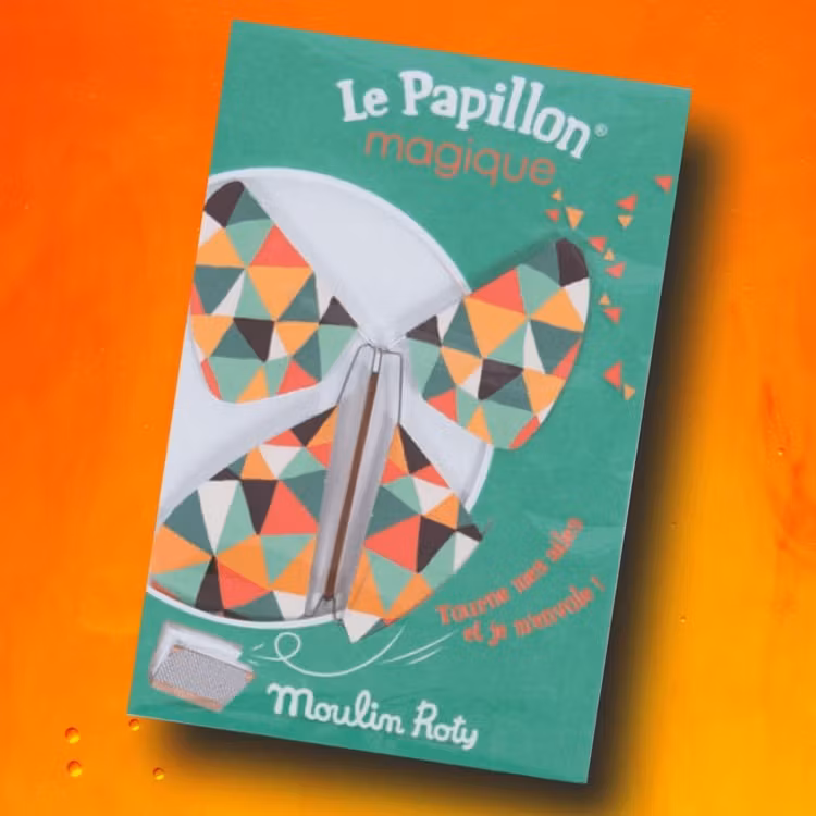Fladdrande pappersfjäril från Moulin Roty