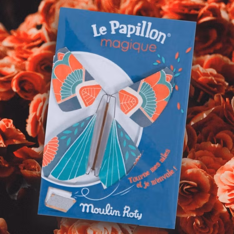 Fladdrande pappersfjäril från Moulin Roty