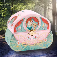 Speldosa & smyckeskrin i form av en droska, från Djeco