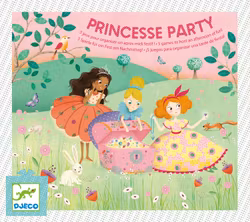 Lekar med prinsesstema till barnkalas