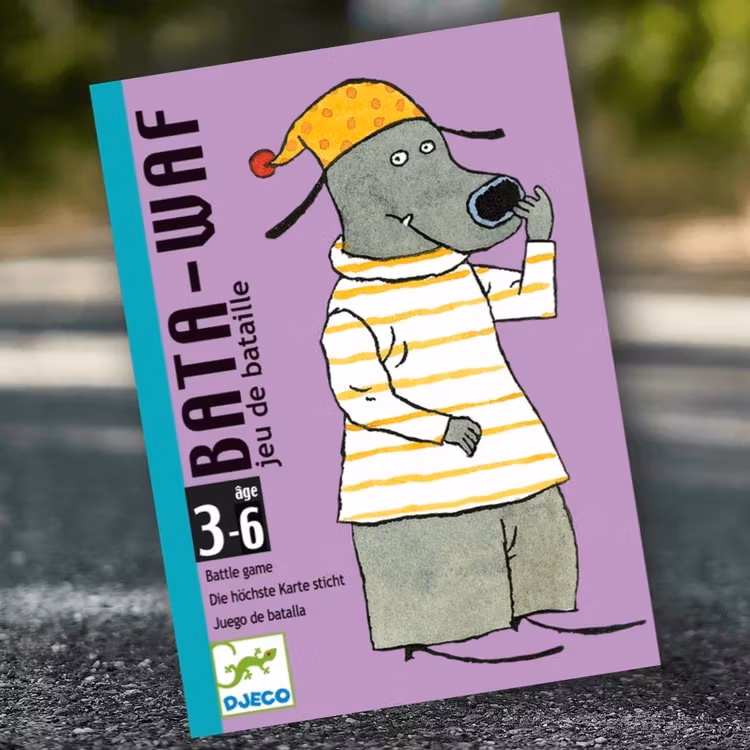 Bata-waf - Spelet där den största hunden vinner från Djeco