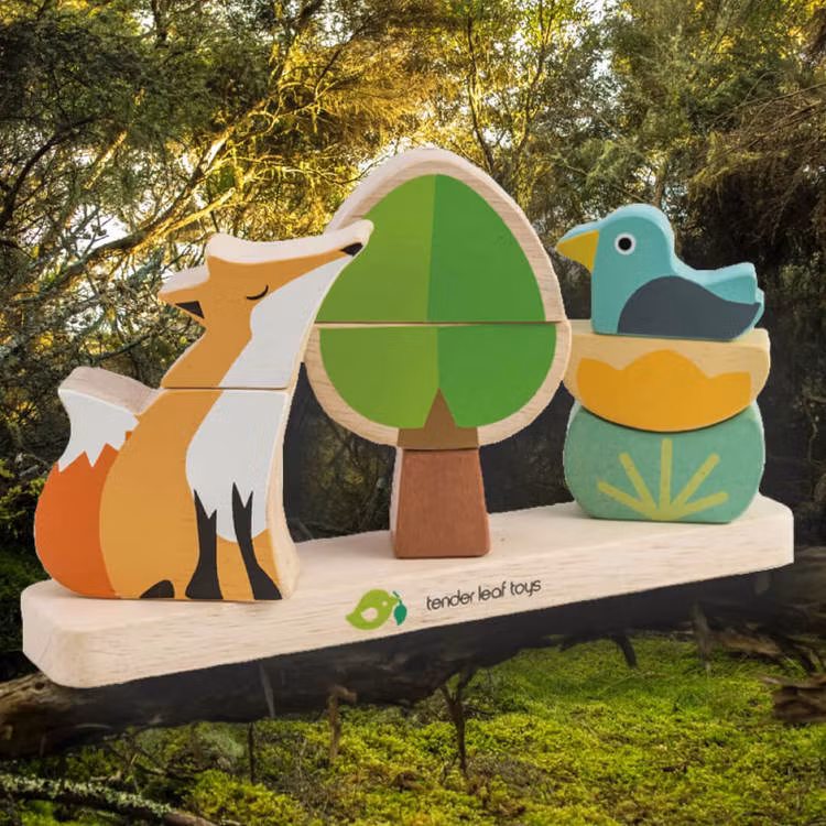 Stapellek 'Räv' magnetisk från Tender Leaf Toys