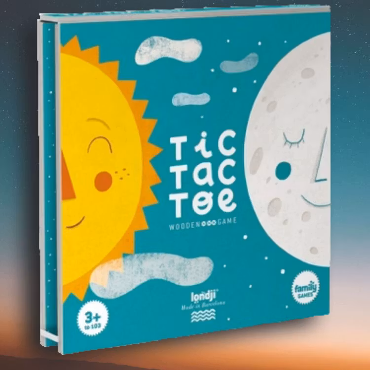 Tre i rad (Sol & Måne) från Londji