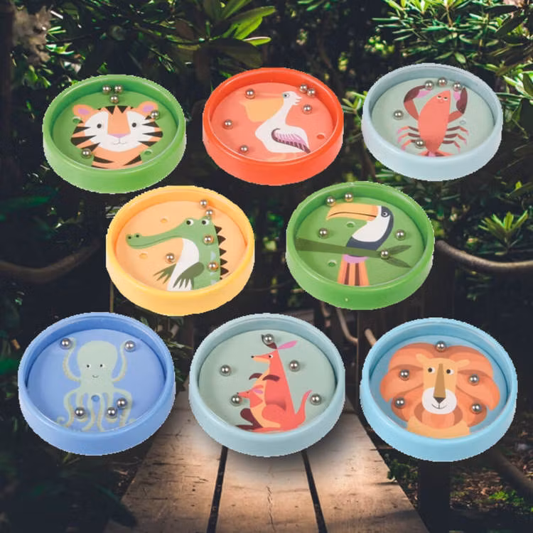 Tålamodsspel med vilda djur