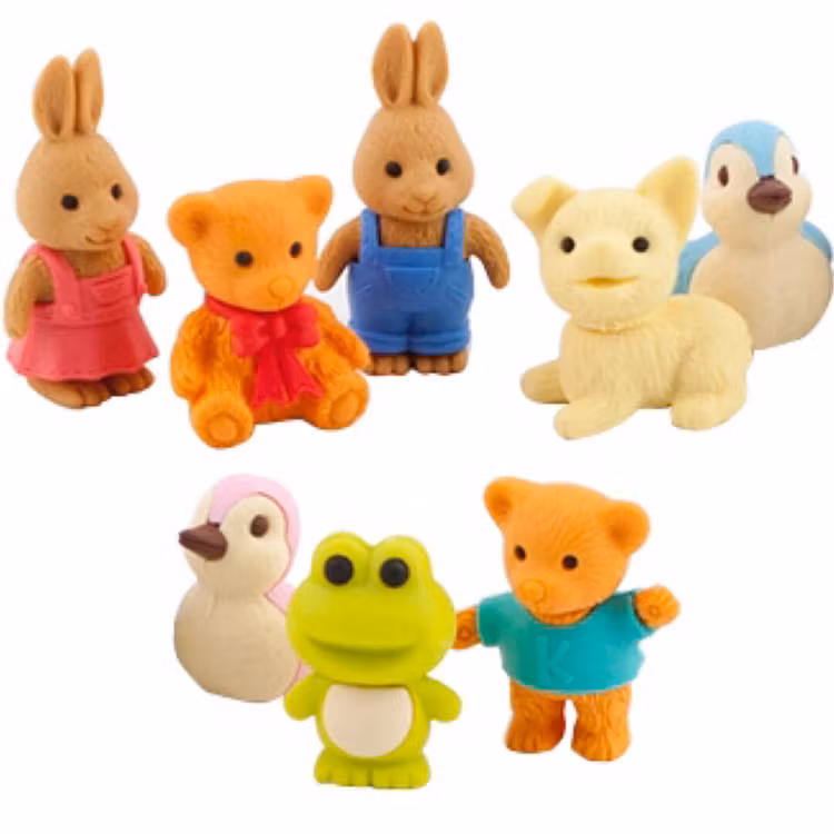 Underbara sudd som kan monteras isär - olika djur att välja bland