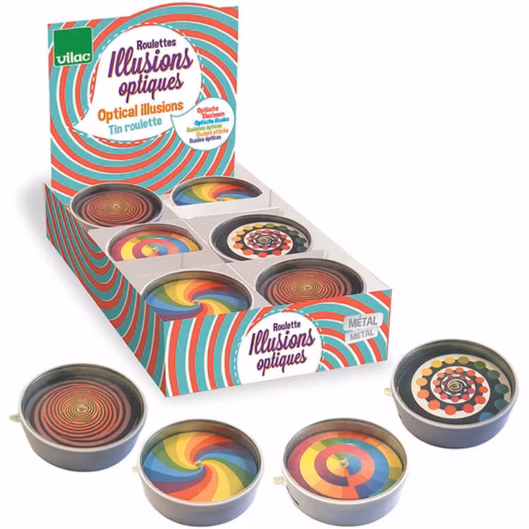 Snurra 'Optisk illusion' från Vilac (välj variant)
