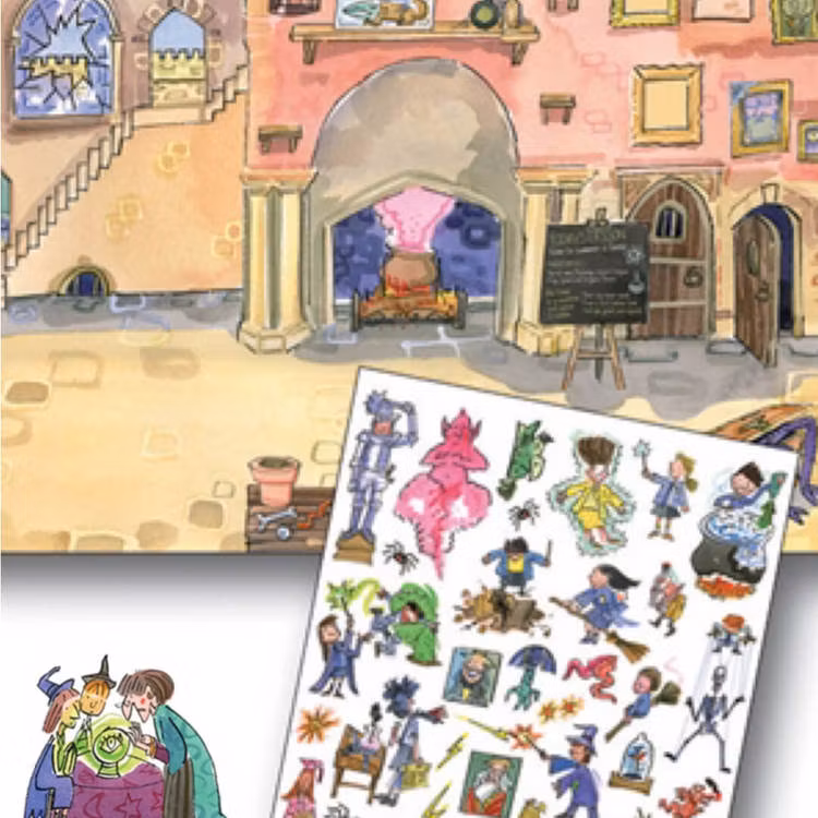 Gnuggisar Skola för trollkonster från Scribble