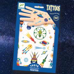 Rymdtatueringar som lyser i mörkret