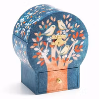 Speldosa & smyckeskrin - Nattfågel