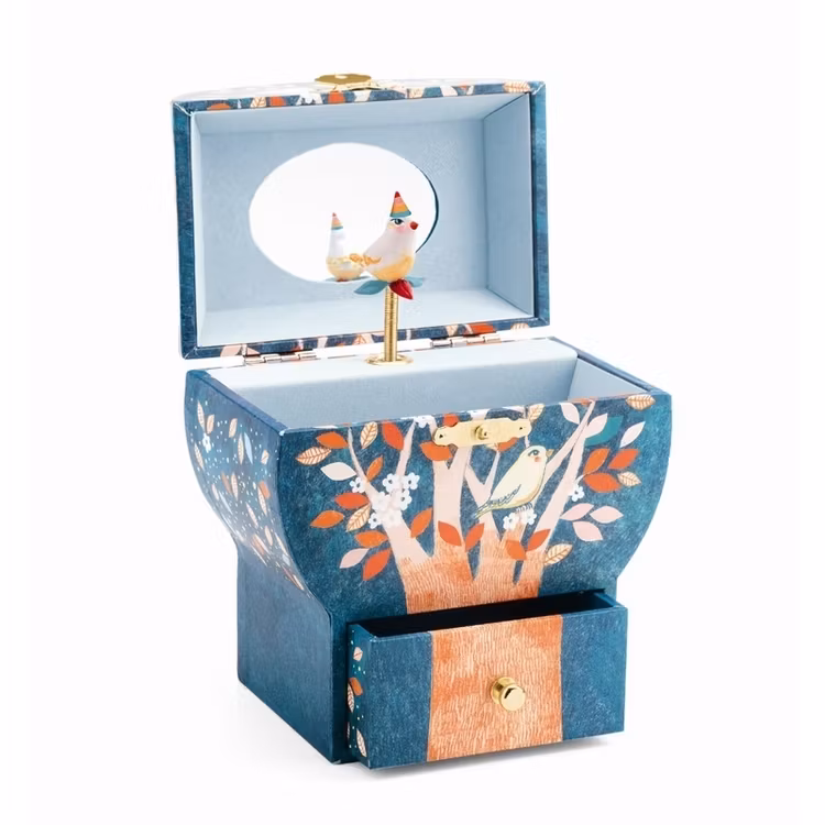 Speldosa & smyckeskrin - Nattfågel från Djeco